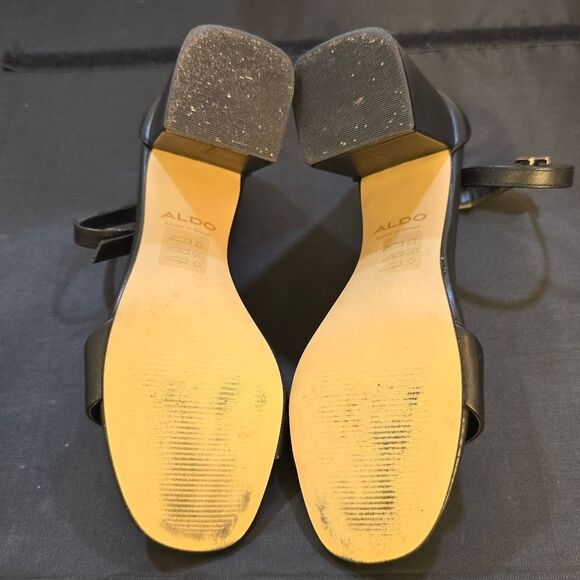 ALDO CHUNKY HEELS OPEN-TOE WOMEN'S DRESS SANDAL - Picture 11 of 16